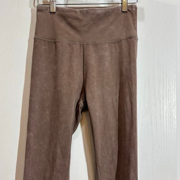 JoyLab Women XS Brown Ruffle Hem Leggings Athleisure - Picture 2 of 9